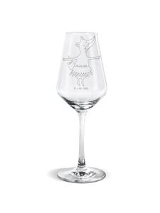 Бокал для белого вина Fuchs Ballerina без надписи, прозрачный Mr. & Mrs. Panda