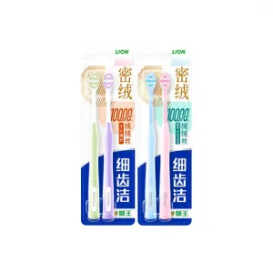 Плотные флисовые бархатные зубные щетки для очистки и освежения дыхания LION