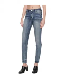 Очень узкие джинсы из денима цвета индиго. Armani Exchange, синий