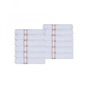 Набор ультраплюшевых мочалок из турецкого хлопка SUPERIOR из 12 предметов, цвет Tea Rose