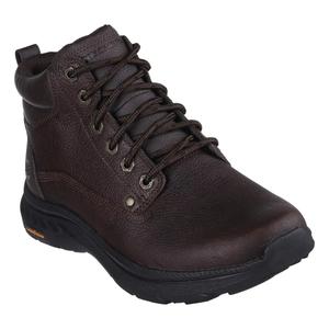 Ботинки мужские Skechers Pollard Lanser 205308-RDBR, коричневые, кожаные, ACAD551 Skechers, коричневый