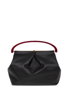 Кожаная сумка с верхней ручкой DRIES VAN NOTEN, черный