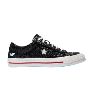 Кроссовки Converse Chiara Ferragni x Wmns One Star Low Top 'Glitter', черный