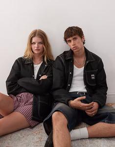 Куртка Adidas Originals Wabash плетеная черного цвета