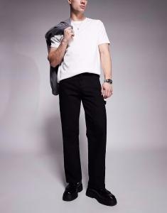 Джинсы плотника Sixth June черного цвета