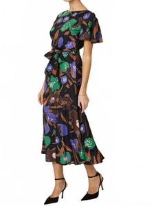 Платье-миди Perla с принтом «Марипоса» Cleobella, mariposa print