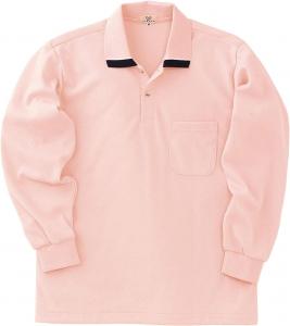 Рубашка-поло с длинным рукавом Tombow/KIRAKU CR062 M Оранжево-розовая