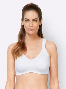Бюстгальтер-минимайзер без косточек белого цвета Naturana
