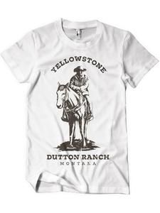 Футболка белого цвета yellowstone