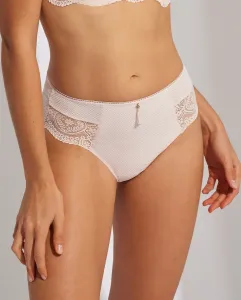 Высокие трусики с кружевом Selmark, пастельно-розовый