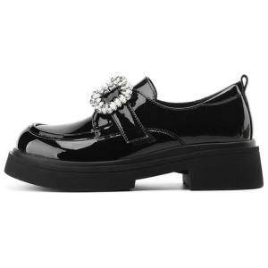 DAPHNE Лоферы женские зеркальный черный, цвет Mirror Finish Black