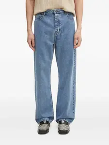 Джинсы с нашивкой-логотипом Filling Pieces, синий