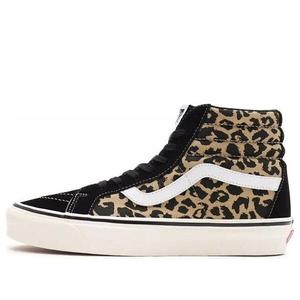 Кроссовки sk8-hi 38 dx 'anaheim factory - leopard' Vans, черный
