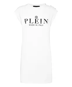 Платье-Футболка культовое Philipp Plein, белый