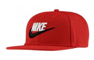 Nike Хлопковая бейсболка унисекс с полиэстером, Red