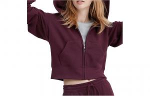 UNIQLO Женская толстовка, цвет Burgundy