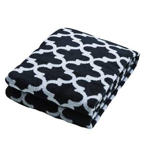 Плед twentyfour Milano Barock, 200 см цвет schwarz/silber