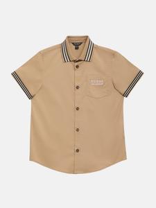 Рубашка Luke Poplin (7-16) Guess Factory, Toasted Taupe