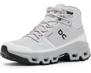 Женские треккинговые ботинки On Cloudrock Mid Waterproof, Glacier/Alloy