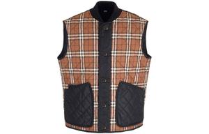 Куртка-жилет стеганая Burberry, черный красный