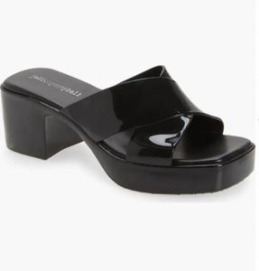 Женские платформенные сандалии Bubblegum в черном цвете Jeffrey Campbell