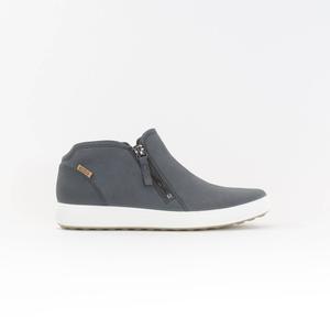 Мягкие ботильоны с 7 боковыми молниями, цвет Dark Shadow ECCO, Dark Shadow