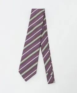 Галстук Fossati Multistripe United Arrows, цвет Lilac