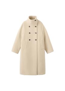 MANGO Демисезонное пальто 'Marea' в бежевом цвете