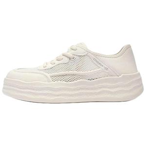 BELLE Износостойкие низкие кроссовки для скейтбординга, женские, бежевые