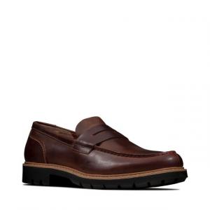 Мужские кроссовки Batcombe Edge Clarks, коричневый