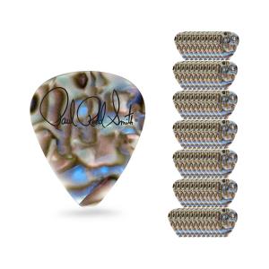 PRS Целлулоидные медиаторы для гитары Abalone, тонкие, упаковка из 72 штук