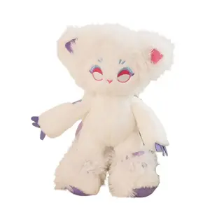 Плюшевая кукла Creative Forest Elf высотой 40см/55см Fluffy bear, белый