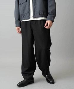 Легкие в уходе/машинная стирка/устойчивые к образованию катышков/эластичные меланжевые брюки-баллоны Avv, цвет Black