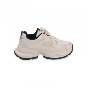 Кроссовки RENBEN Lifestyle Shoes Women's Low-top White/Blue, белый/синий