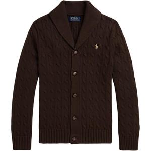 Облегающий свитер для подростков Polo Ralph Lauren, коричневый