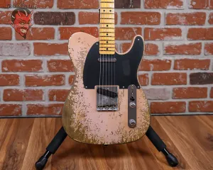 Fender Custom Shop SR25 ‘52 Telecaster Super Heavy Relic, состаренный грязный розовый, 2025 год, с чехлом OHSC