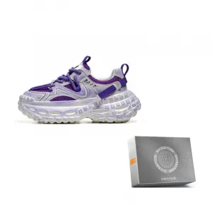 HACKBUTEER Мужские низкие массивные кроссовки пурпурные, цвет Purple