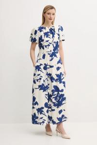 Льняное платье Answear.Lab, темно-синий