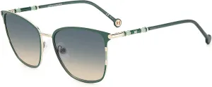 Женские спортивные солнцезащитные очки Carolina Herrera коричневого цвета CH 0030/S 0PEF/PR 56, Green