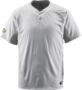 Футболка с коротким рукавом DESCENTE, бейсбольная футболка, бейсбольная рубашка DB201, серебряный