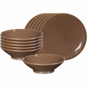 Ritzenhoff Breker Набор посуды «Сахара», темно-коричневый, 12 предметов