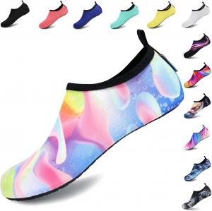 Водные спортивные тапочки VIFUUR для занятий йогой, быстросохнущие аква-носки без шнурков для мужчин и женщин, Ripple