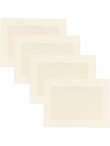 Erwin Müller Набор салфеток под тарелки, 4 штуки, дизайн «Лиссабон», кремовый цвет