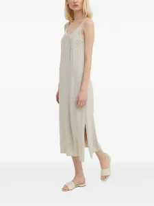 Платье в технике кроше Sisley, нейтральный