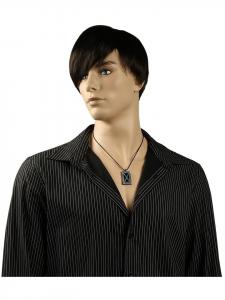 Adeliás Женское резиновое ожерелье, 50 см, серебро