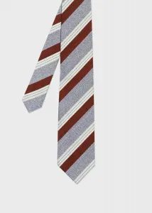 Контрастный полковой галстук