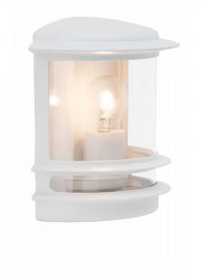 Brilliant Уличный настенный светильник в голливудском стиле, белый