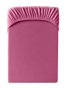 Cats Collection Простыня на резинке из высококачественного трикотажа, розовая