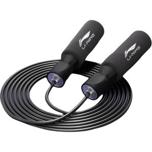 LINING Скакалка для аэробного жиросжигания унисекс pvc тросик pp+foam ручка 2,9 м black