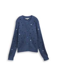 Вязаный кардиган TOM TAILOR DENIM, сапфировый